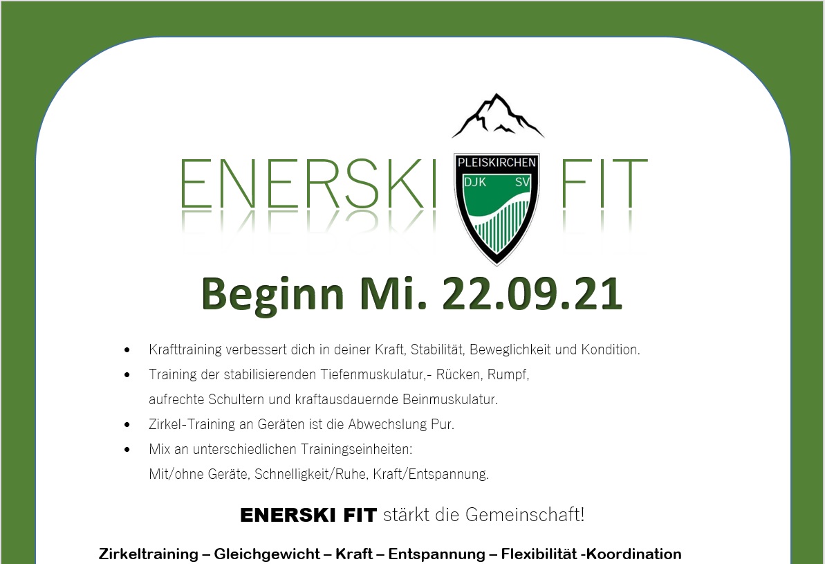 ENERSKI FIT startet am 22.09. - jetzt anmelden!